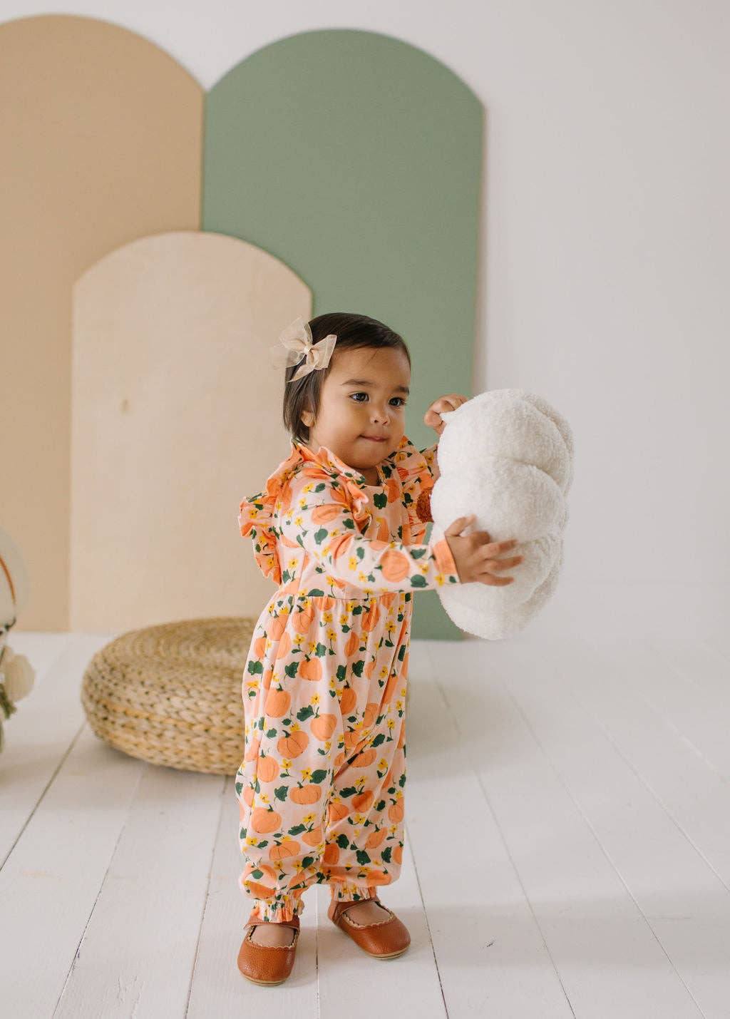 Mabel Romper in Pumpkin