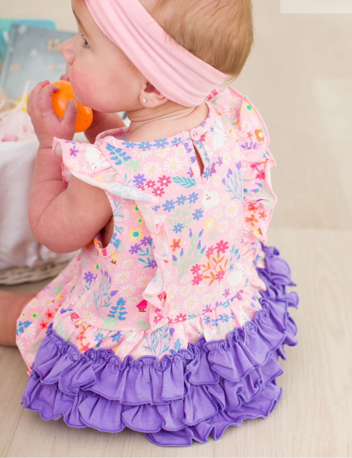 Bunny and Friends Tank Waterfall Romper