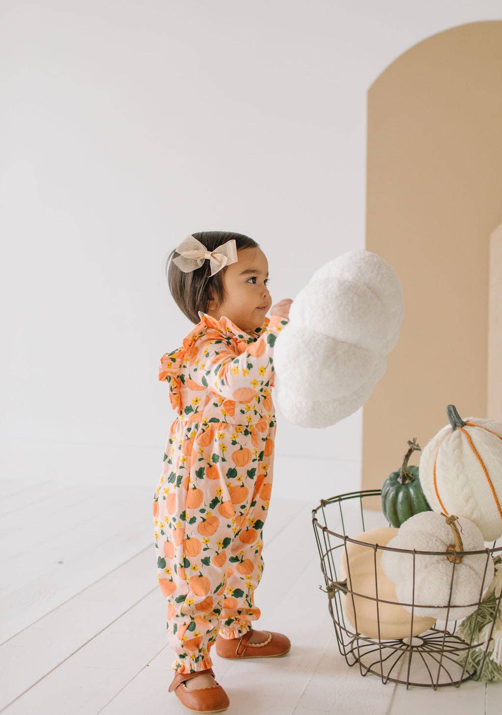 Mabel Romper in Pumpkin
