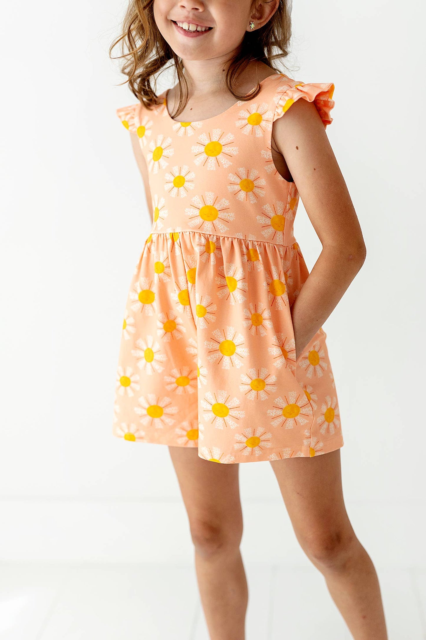 Macie Romper in Blooming Sunshine | Jumpsuit