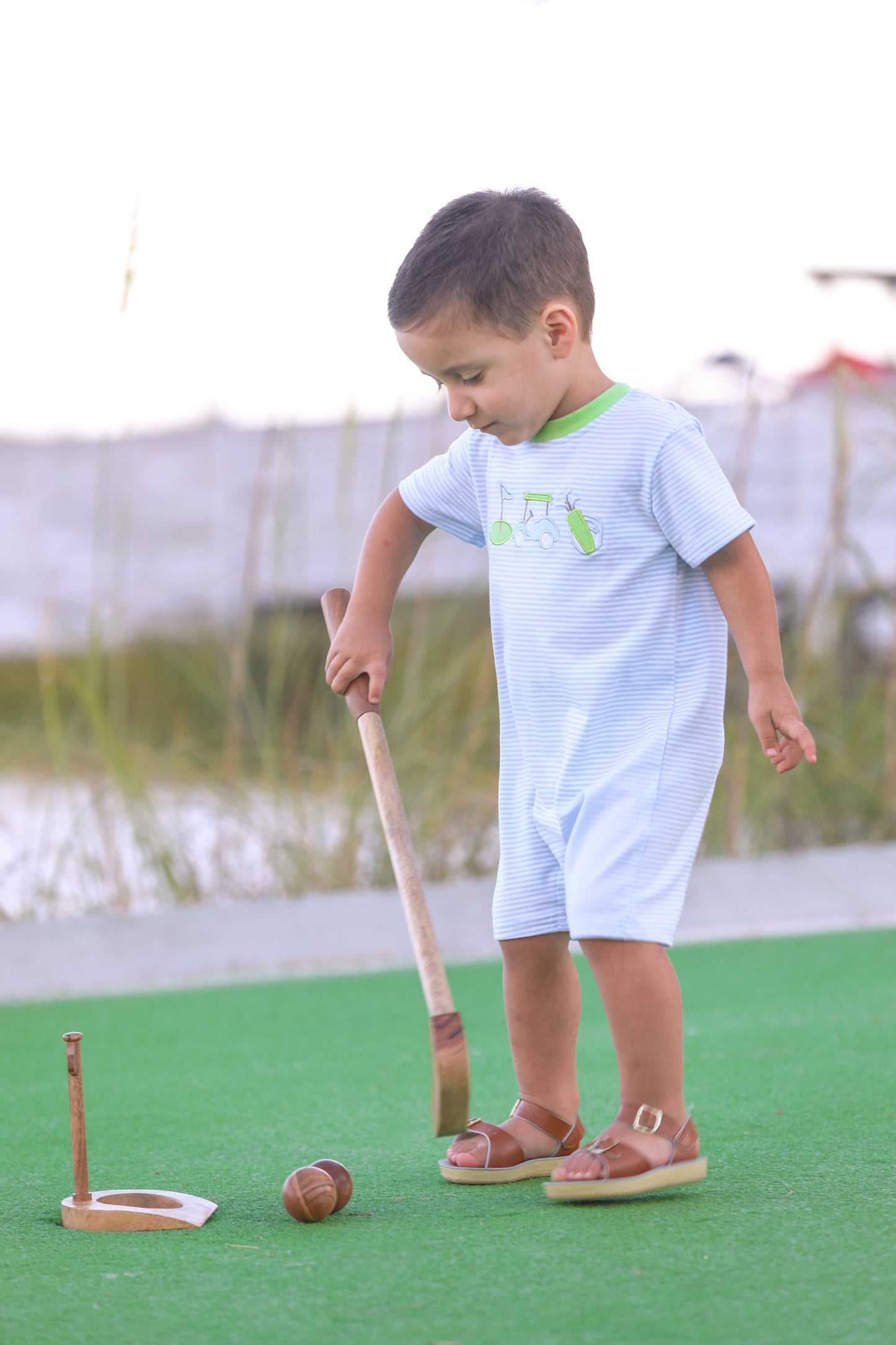 Golf Trio Appliqué Romper