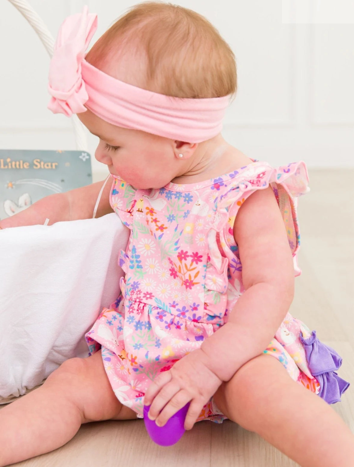 Bunny and Friends Tank Waterfall Romper