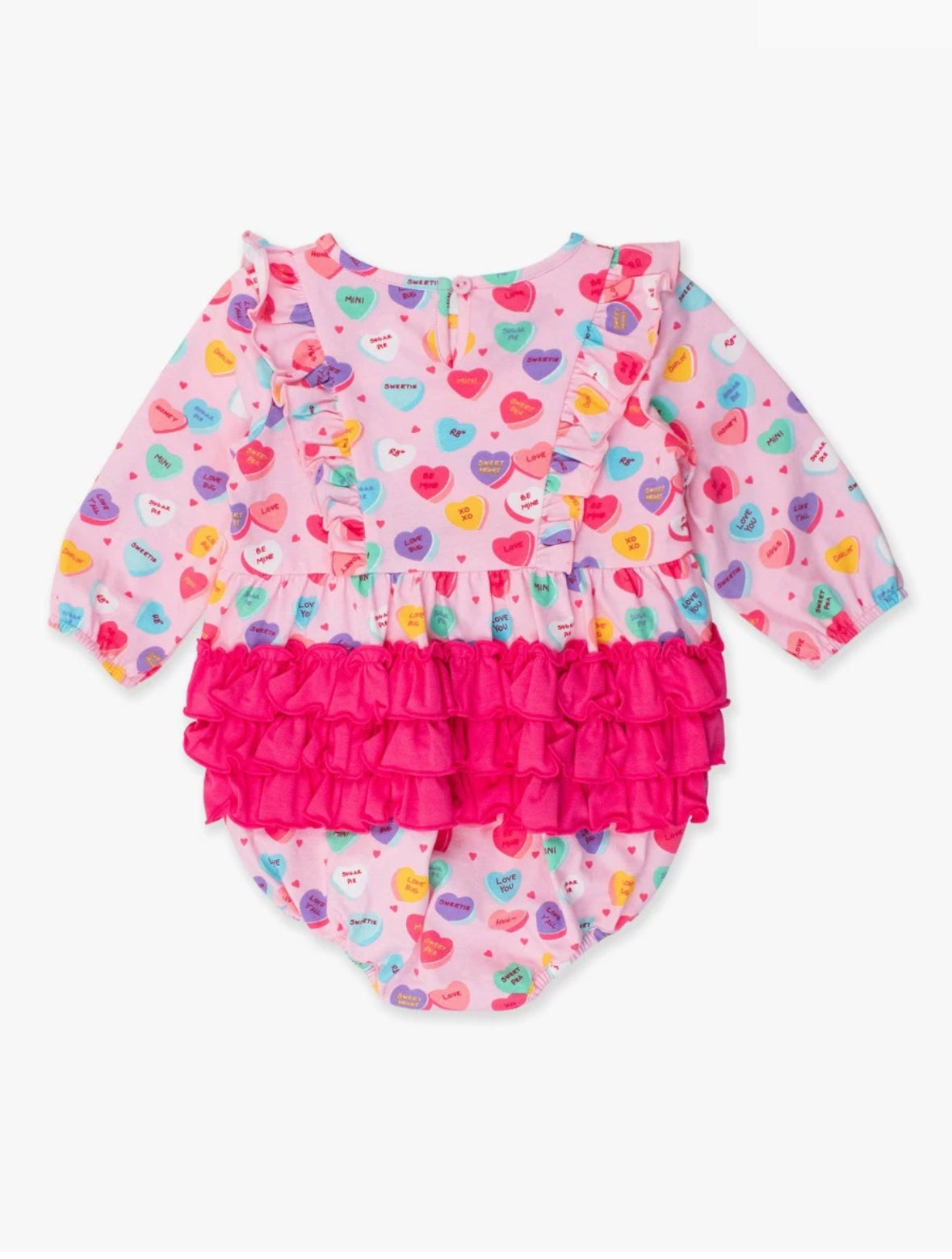 Be My Valentine Long Sleeve Romper