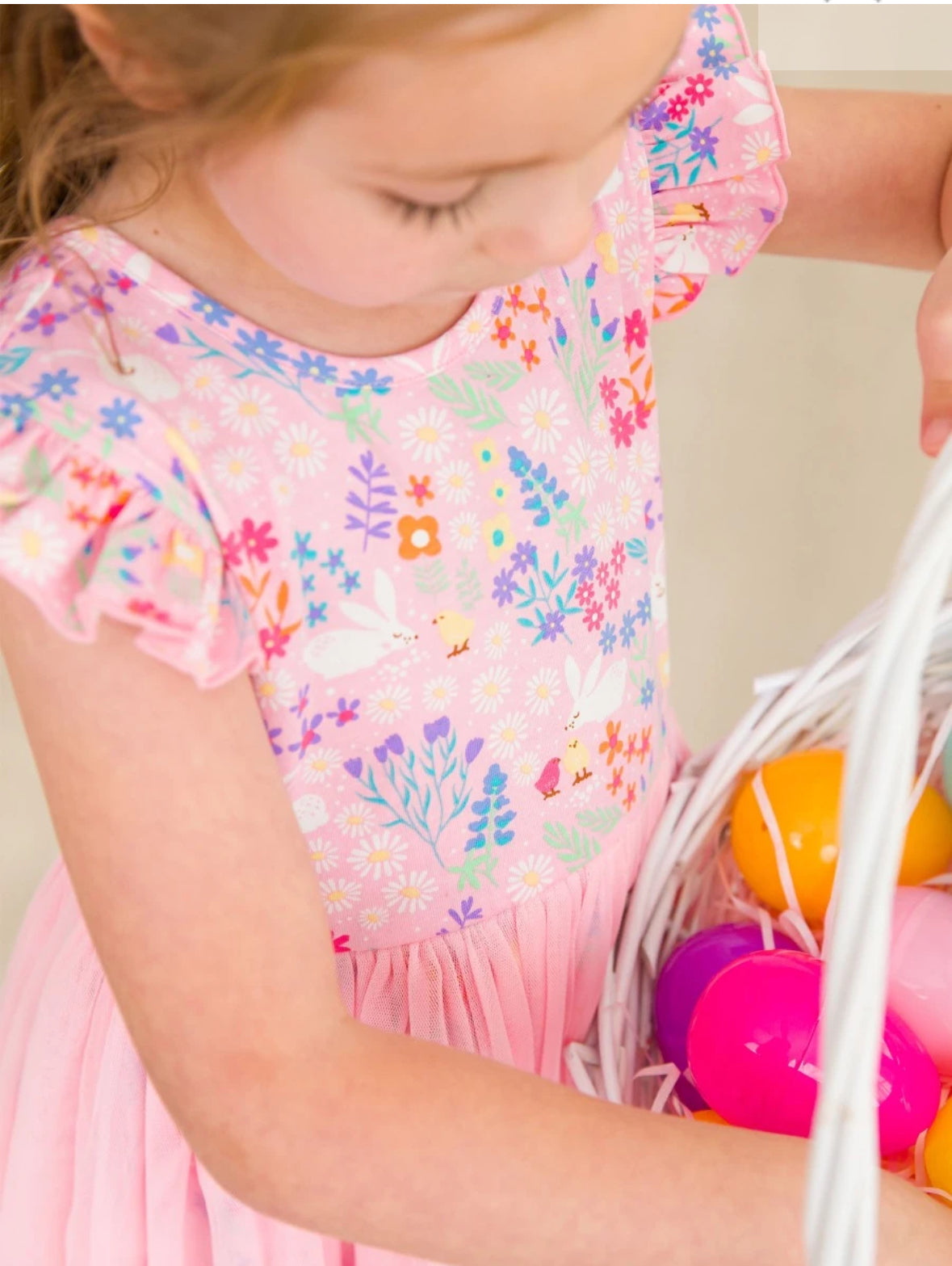 Bunny and Friends Flutter Tulle Dress