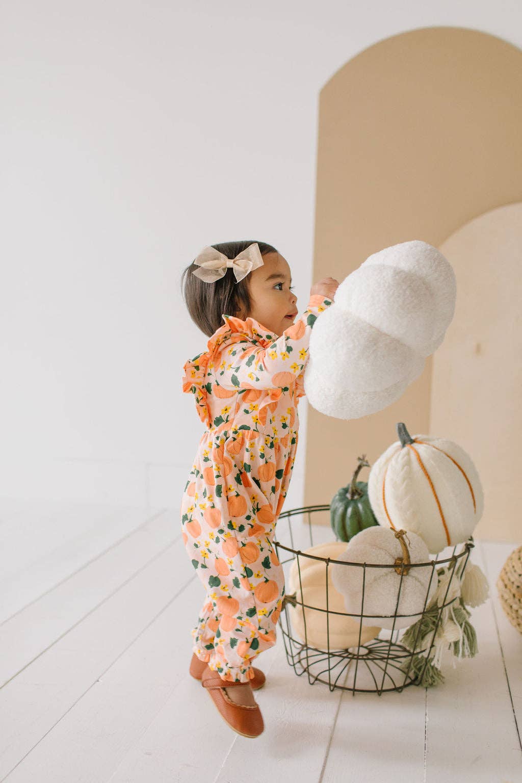 Mabel Romper in Pumpkin