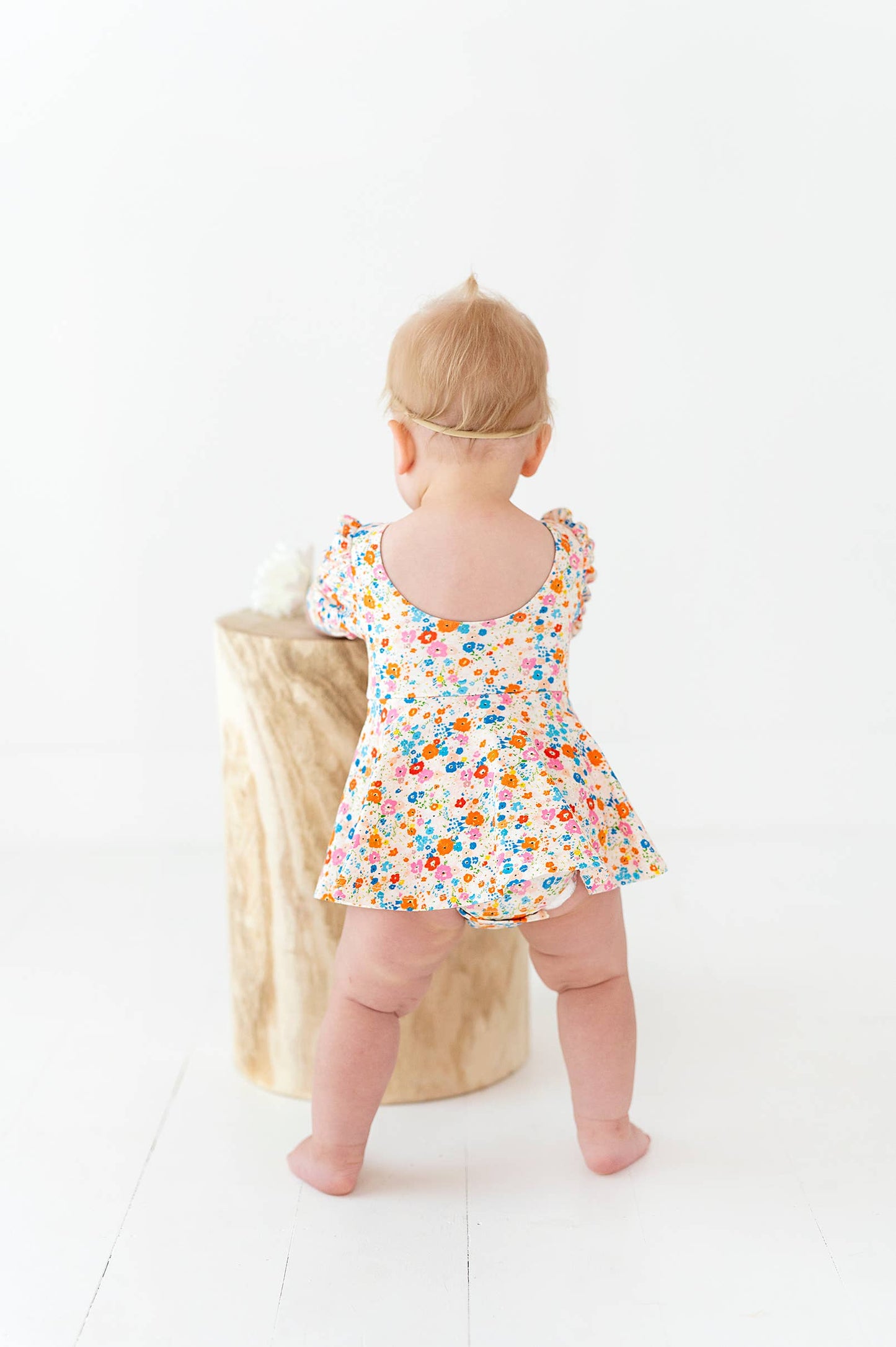 Puff Skirted Leo in Summer Blooms | Dance | Leotard