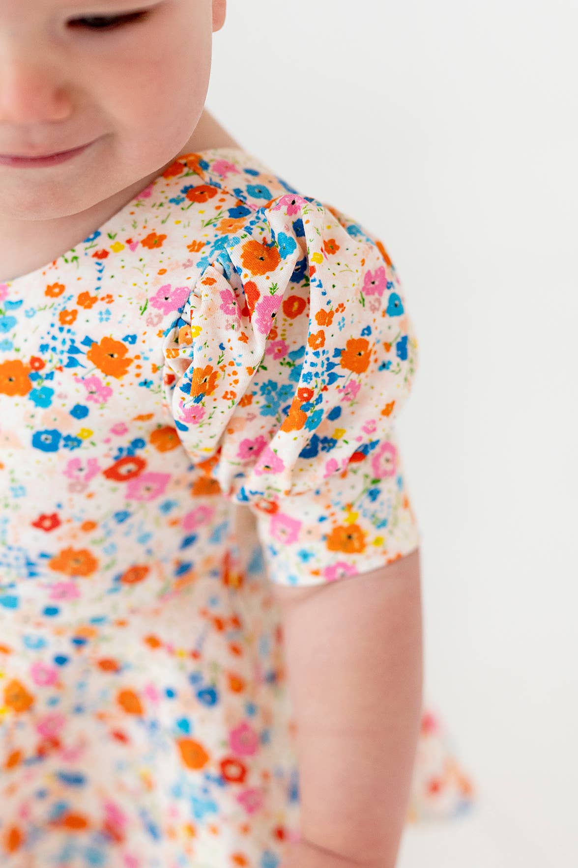 Puff Skirted Leo in Summer Blooms | Dance | Leotard
