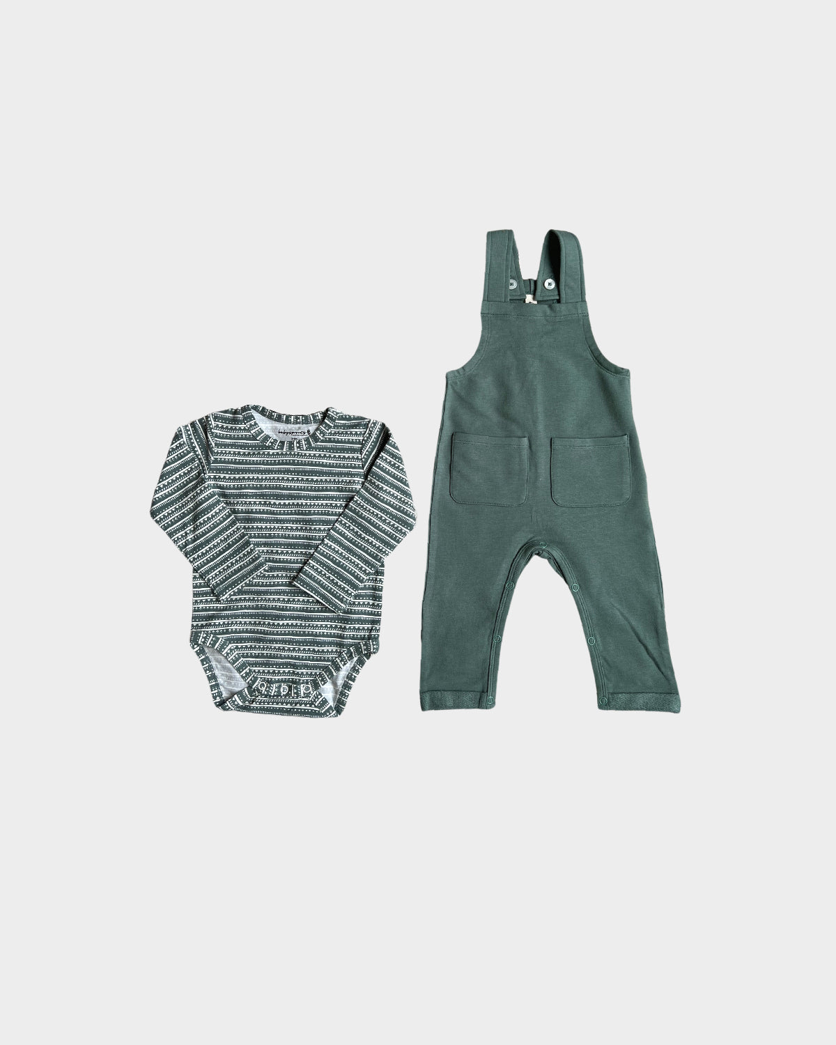 Baby Pocket Overall Set