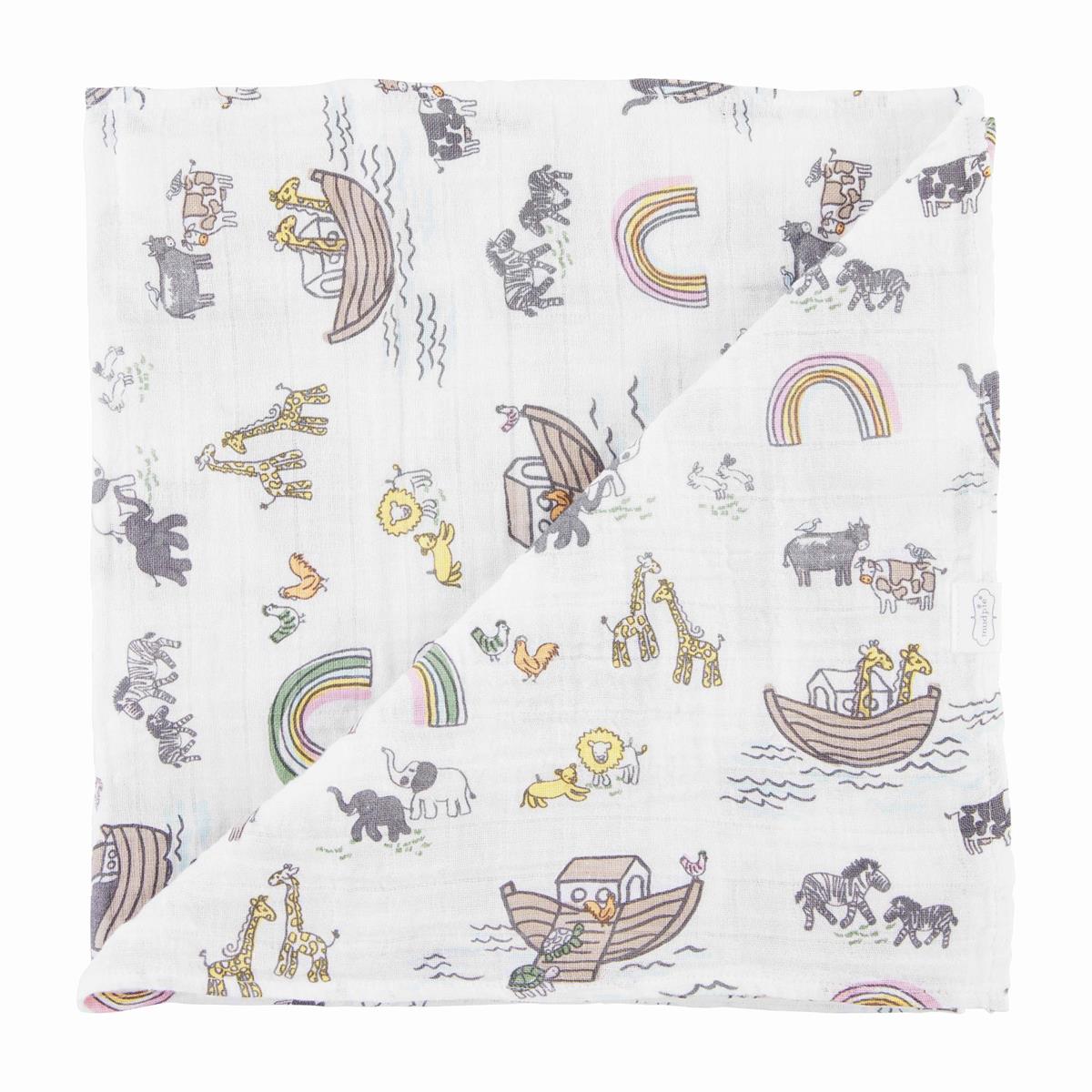 Noah’s Ark Muslin Swaddle