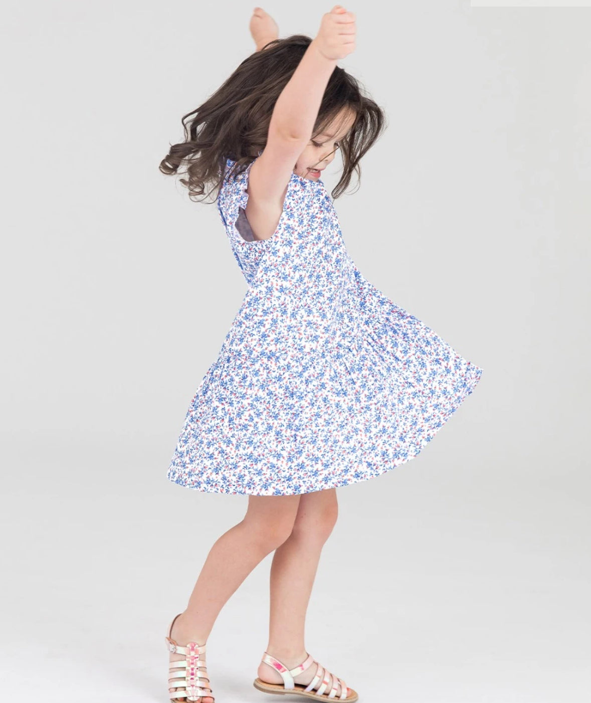 Cottage Tea Time Flutter Dress