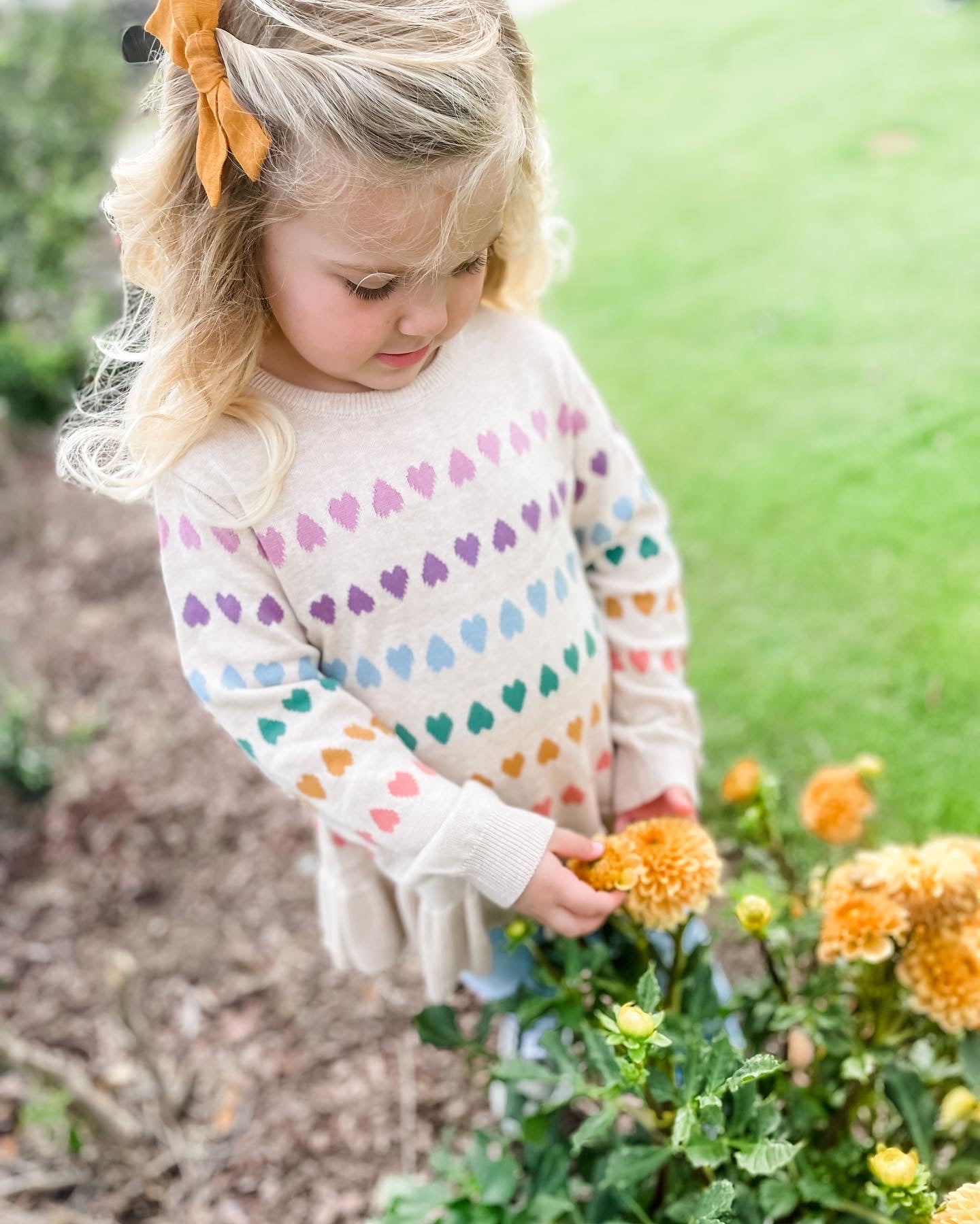 Rainbow Heart Sweater