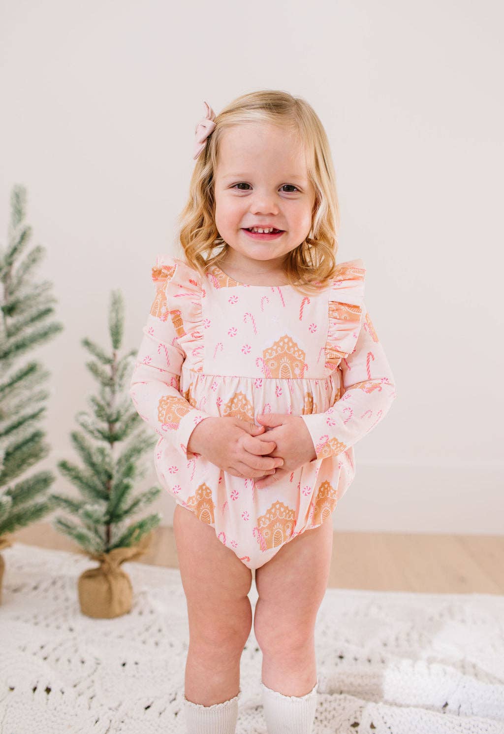 Leah Romper in Gingerbread