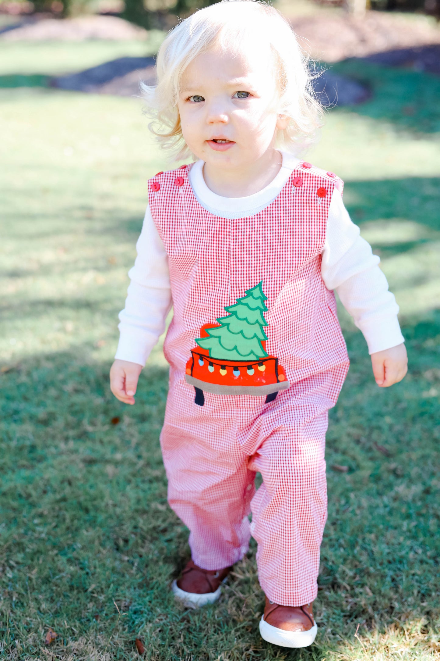 Christmas Tree Truck Overalls