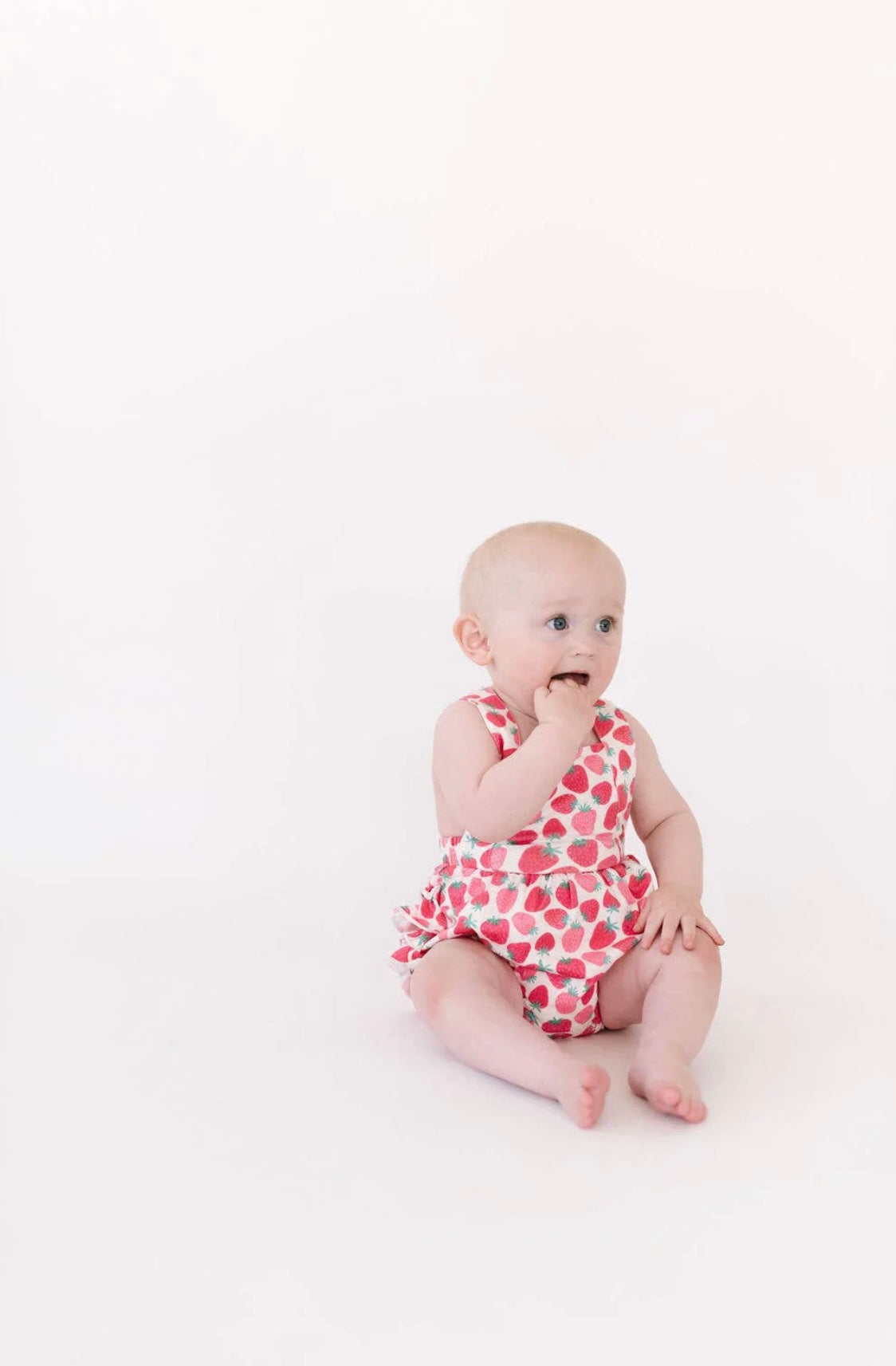 Isla Romper in Berry Cute