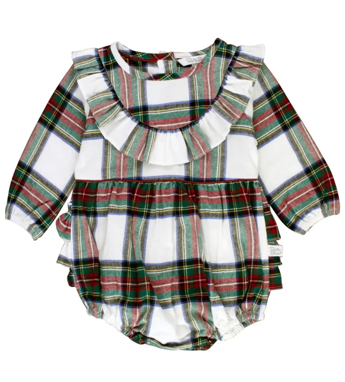 Good Tidings Plaid Bubble Romper