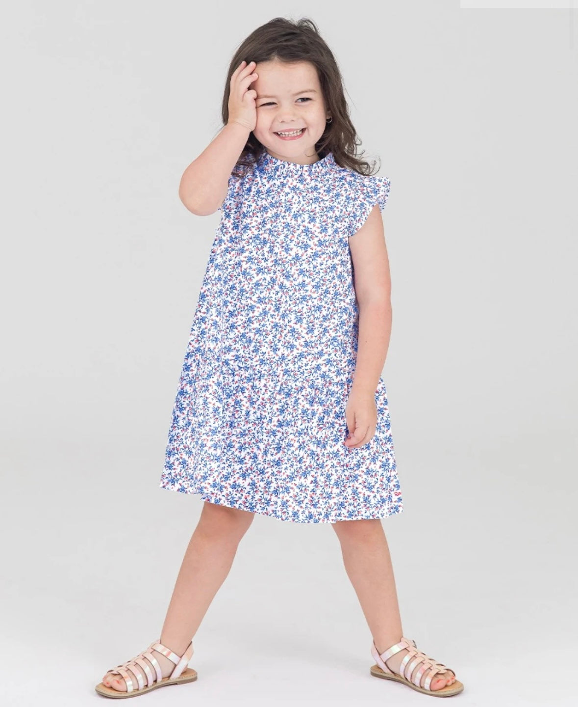 Cottage Tea Time Flutter Dress