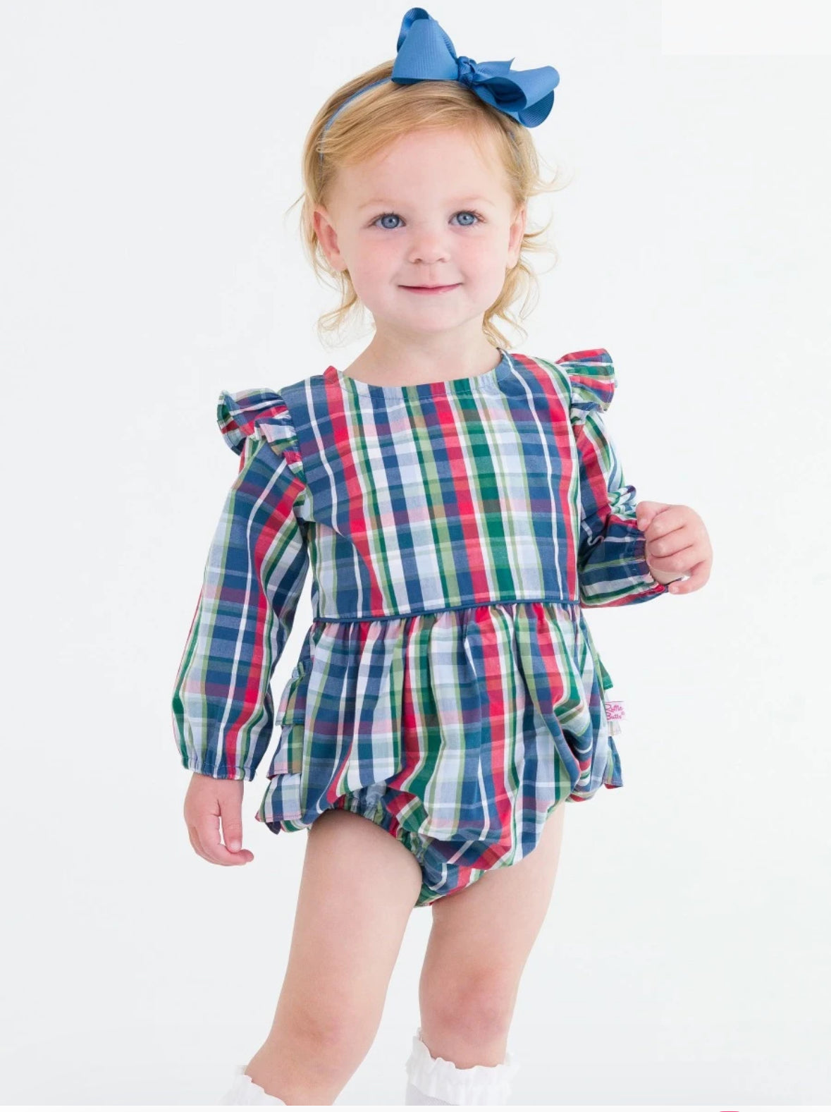 Prep Plaid Bubble Romper