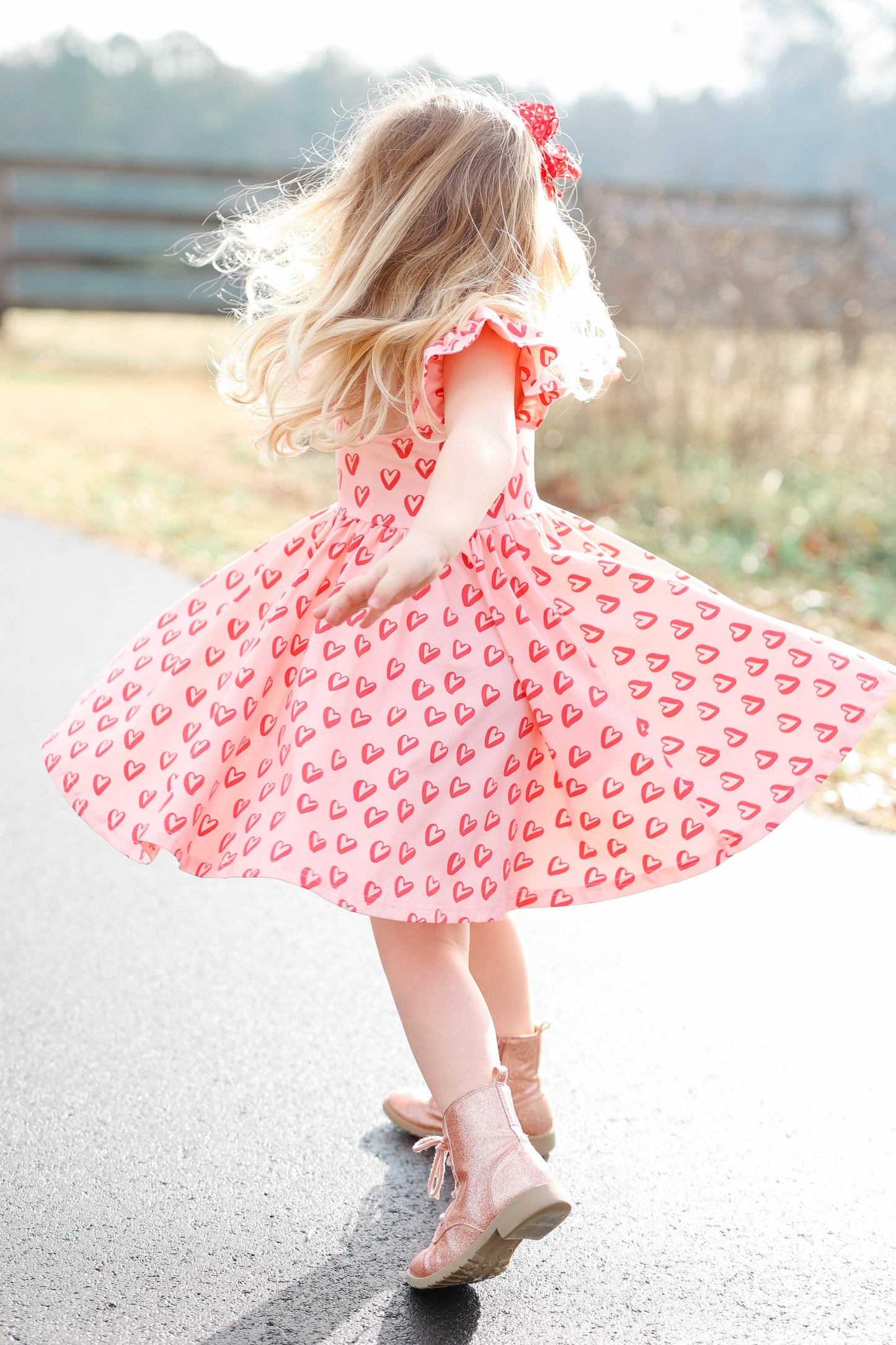 Olivia Dress Happy Hearts