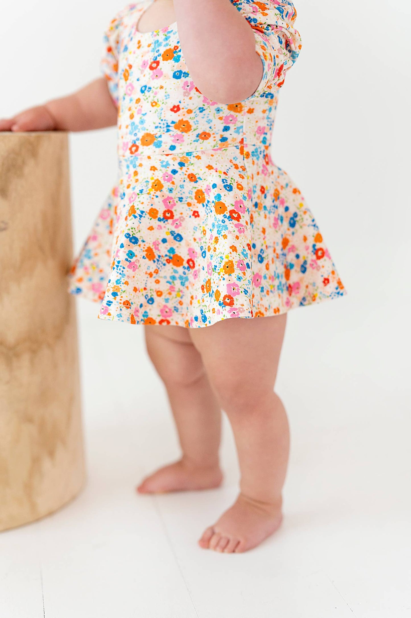 Puff Skirted Leo in Summer Blooms | Dance | Leotard