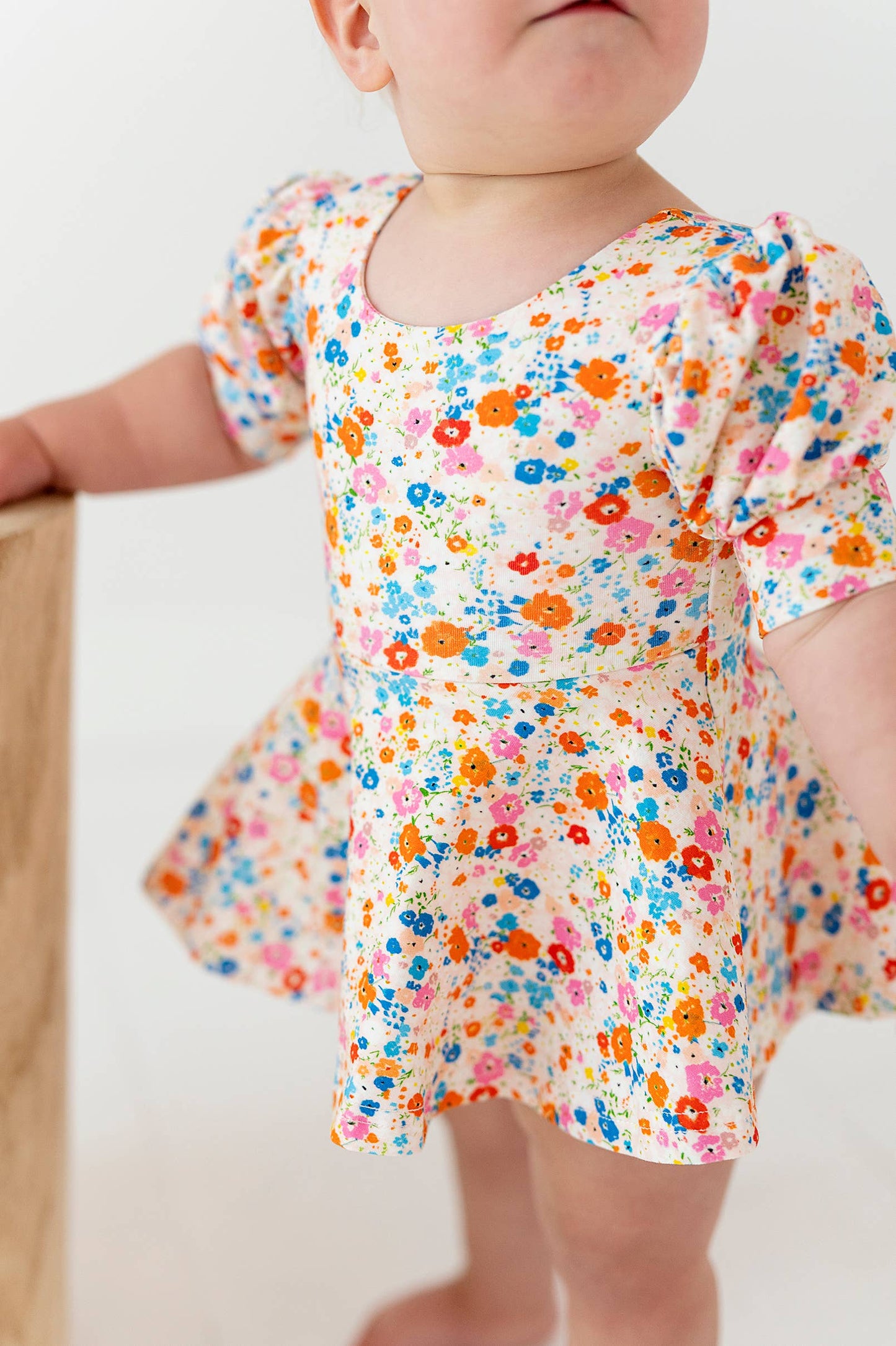 Puff Skirted Leo in Summer Blooms | Dance | Leotard