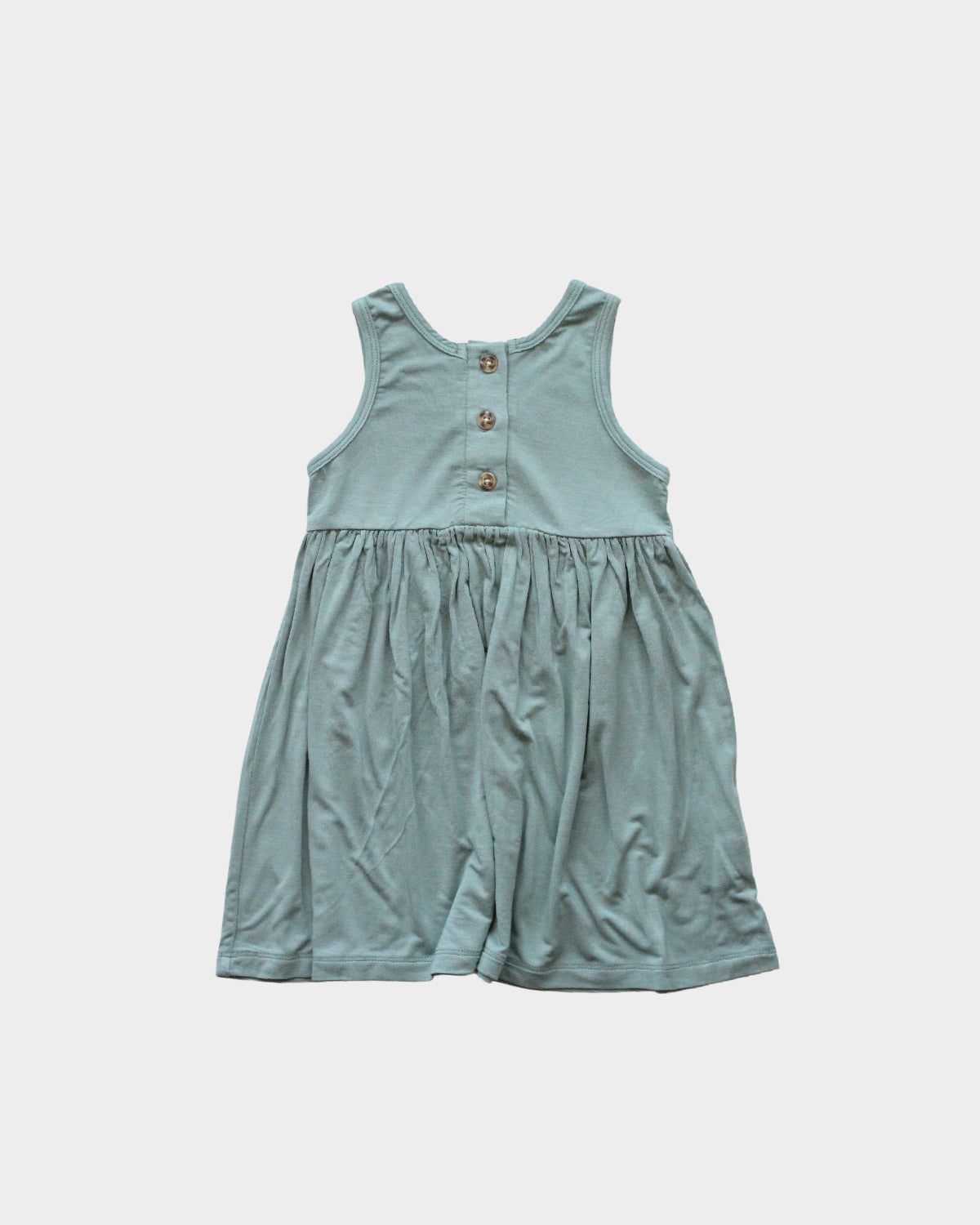 Teal Green Henley Tank Dress