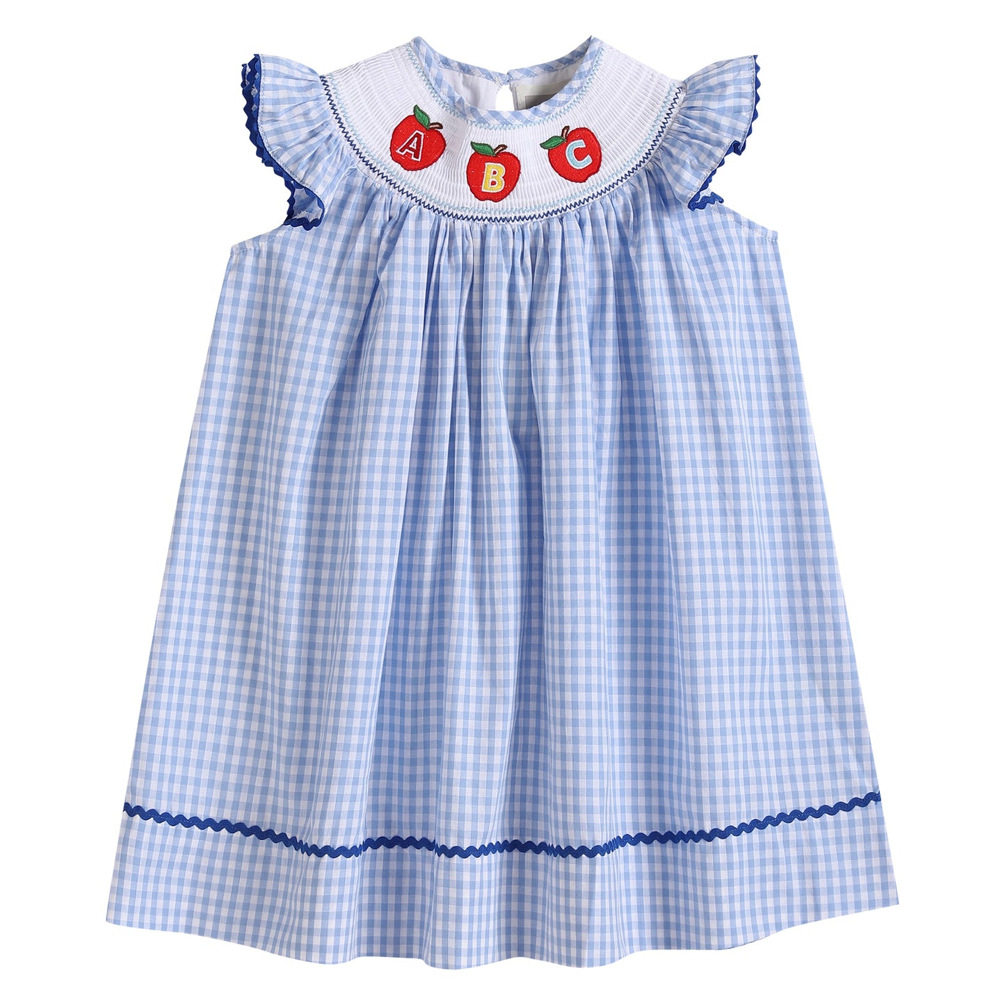 ABC Blue Gingham