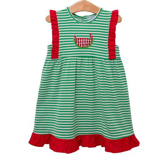 Watermelon Ruffle Dress